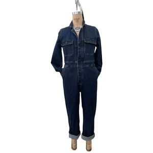 Madewell Dark Indigo Denim Jumpsuit